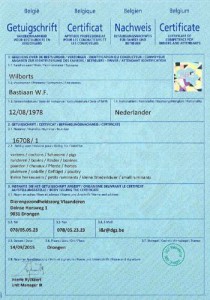 Getuigschrift vakbekwaamheid bestuurders verzorgers